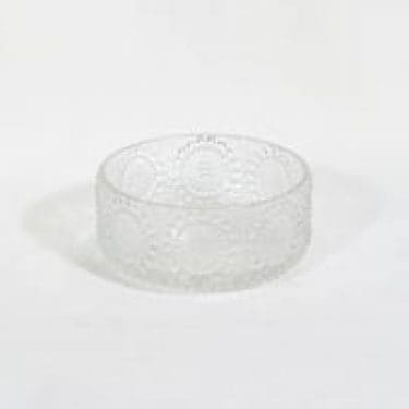 Riihimäen lasi Grapponia kulho, kirkas, suunnittelija Nanny Still, pieni