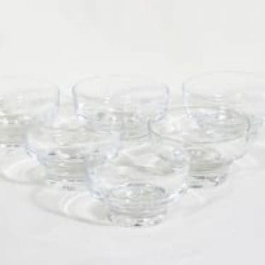 Iittala Jäänsärkijä jälkiruokakulhot, 20 cl, 6 kpl, suunnittelija Tapio Wirkkala, 20 cl