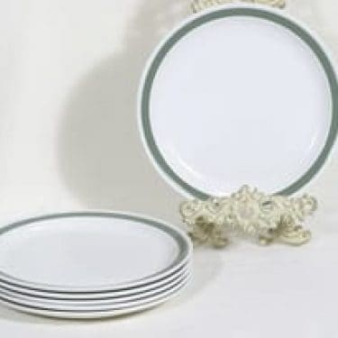 Arabia Taverna lautaset, matala, 6 kpl, suunnittelija , matala, raitakoriste