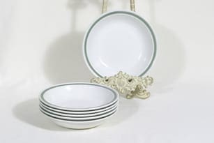 Arabia Taverna soup plates, 6 pcs, stripe decorative