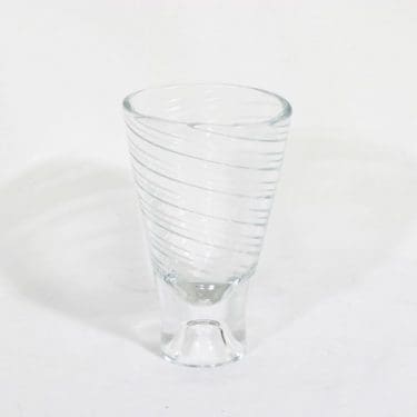 Iittala Löytö no 4 maljakko, kirkas, suunnittelija Tapio Wirkkala,