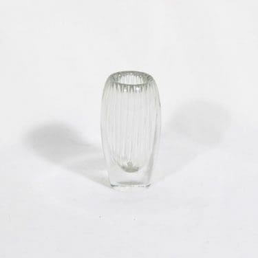 Iittala Löytö 3400 maljakko, kirkas, suunnittelija Tapio Wirkkala, pieni