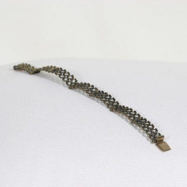 Turun Hopea Verkko rannekoru, pronssi, suunnittelija Pentti Sarpaneva, pronssi