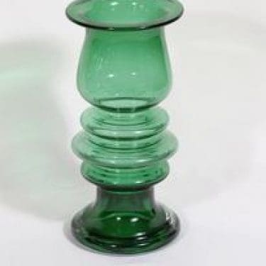 Riihimäen lasi Tornado maljakko, signeerattu, suunnittelija Tamara Aladin, signeerattu