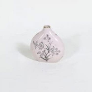 Arabia Perho koristepullo, vaaleanpunainen, suunnittelija Raija Uosikkinen, pieni