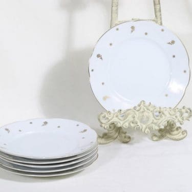 Arabia Kultaleima lautaset, 6 kpl, suunnittelija , pieni, painokuva