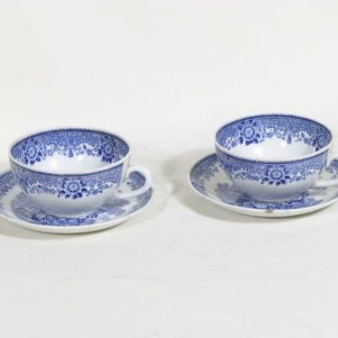 Arabia Canton teekupit, 2 kpl, suunnittelija , kuparipainokoriste