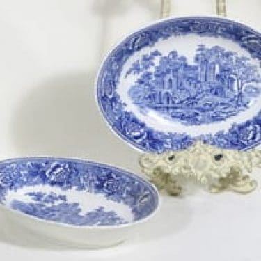 Arabia Maisema kulhot, 2 kpl, suunnittelija , soikea, kuparipainokoriste