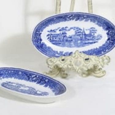 Arabia Maisema vadit, 2 kpl, suunnittelija , soikea, kuparipainokoriste