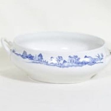 Arabia n5625 kulho, suunnittelija , soikea, kuparipainokoriste