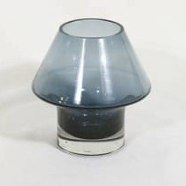 Riihimäen lasi Stromboli maljakko, signeerattu, suunnittelija Aimo Okkolin, signeerattu