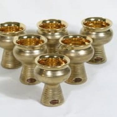 Savitorppa pikarit, signeerattu, 6 kpl, suunnittelija , signeerattu, kullattu