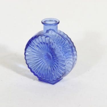 Riihimäen lasi Aurinkopullo koristepullo, sininen, suunnittelija Helena Tynell, vaalea VIII