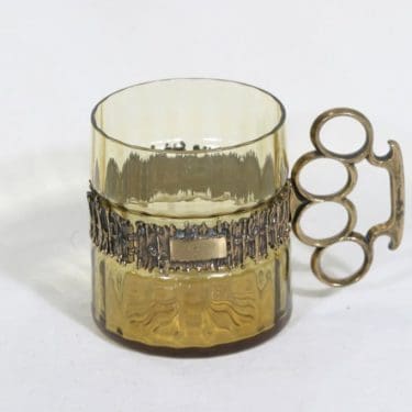 Kumela 1044/S tuoppi, 65 cl, suunnittelija Pentti Sarpaneva, 65 cl, pronssivanne