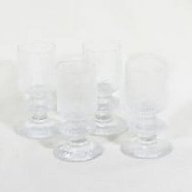 Iittala Senaattori lasit, 10 cl, 4 kpl, suunnittelija Timo Sarpaneva, 10 cl
