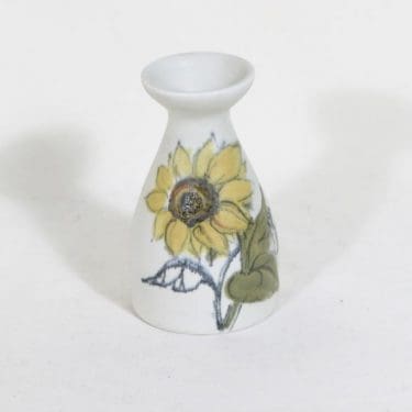 Arabia Kukka maljakko, käsinmaalattu, suunnittelija Hilkka-Liisa Ahola, käsinmaalattu, signeerattu