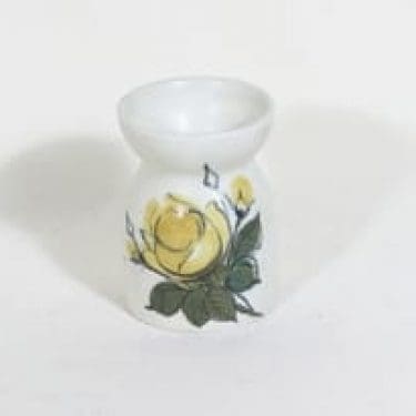 Arabia Kukka maljakko, käsinmaalattu, suunnittelija Hilkka-Liisa Ahola, käsinmaalattu, signeerattu