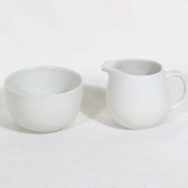 Arabia 24H sokerikko ja kermakko, valkoinen, suunnittelija ,