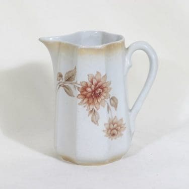 Arabia SI kaadin, 1.3 l, suunnittelija , 1.3 l, siirtokuva, lysterifondi, kukkakuvio