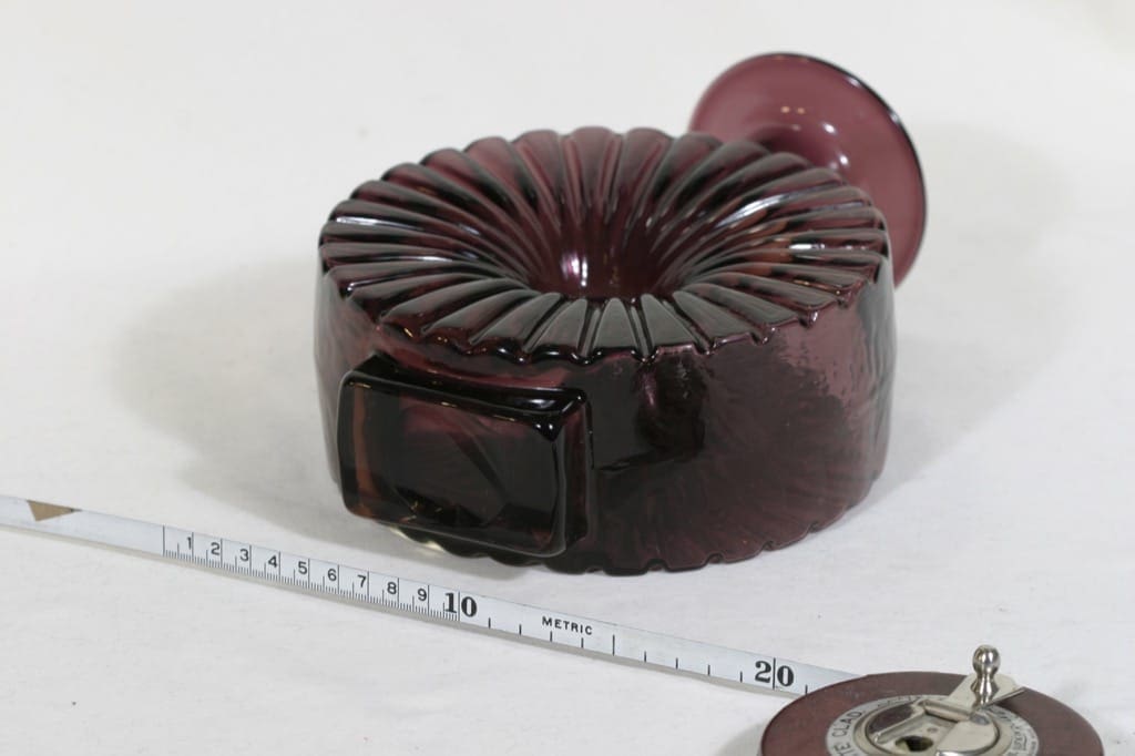 Riihimäen lasi Aurinkopullo koristepullo, koko 3/4, suunnittelija Helena Tynell, koko 3/4, tumma XVII kuva 4