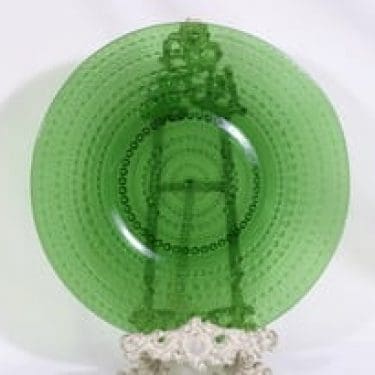 Nuutajärvi Kastehelmi vati, vihreä, suunnittelija Oiva Toikka, suuri