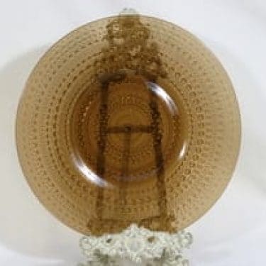 Nuutajärvi Kastehelmi vati, ruskea, suunnittelija Oiva Toikka, suuri