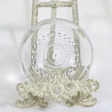 Nuutajärvi Kastehelmi tuhka-astia, kirkas, suunnittelija Oiva Toikka,