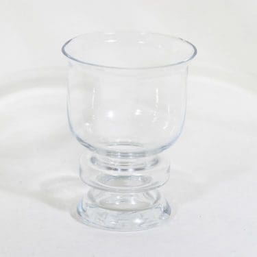 Riihimäen lasi Ella maljakko, kirkas, suunnittelija Nanny Still,