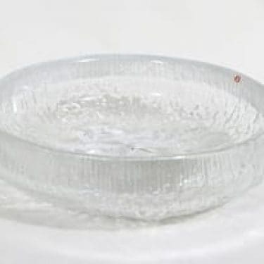 Iittala Lunaria kulho, signeerattu, suunnittelija Tapio Wirkkala, signeerattu, massiivinen