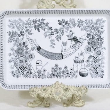 Arabia Emilia paistivati, suunnittelija Raija Uosikkinen, kuparipainokoriste