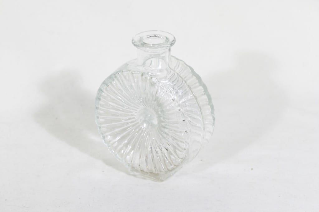 Riihimäen lasi Aurinkopullo koristepullo, kirkas, suunnittelija Helena Tynell, sävy I