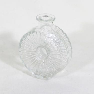 Riihimäen lasi Aurinkopullo koristepullo, kirkas, suunnittelija Helena Tynell, sävy I