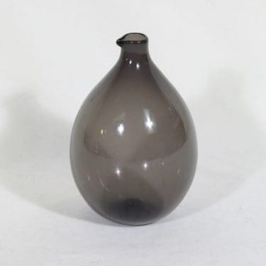 Iittala Lintupullo koristepullo, signeerattu, suunnittelija Timo Sarpaneva, signeerattu, pyöreä