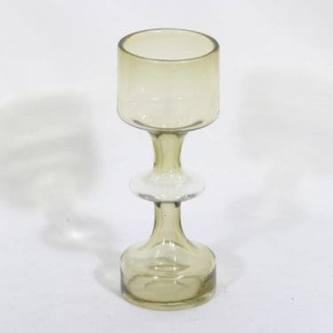 Nuutajärvi Pikari maljakko, ruskea, suunnittelija Kaj Franck,