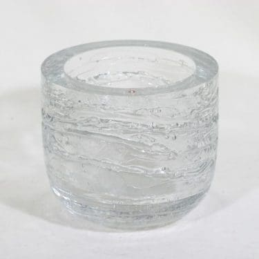 Iittala Arkipelago maljakko, signeerattu, suunnittelija Timo Sarpaneva, signeerattu, massiivinen