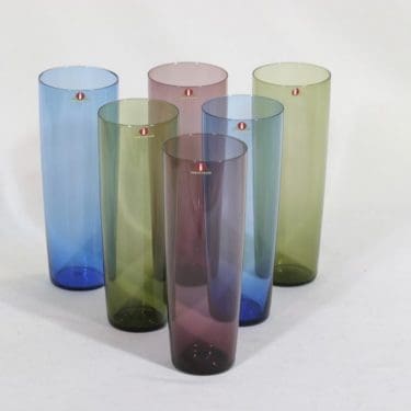 Iittala Mehulasi mehulasit, 40 cl, 6 kpl, suunnittelija Tapio Wirkkala, 40 cl