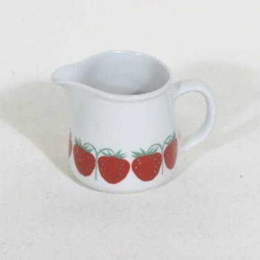 Arabia Pomona kermakko, mansikka, suunnittelija Raija Uosikkinen, mansikka