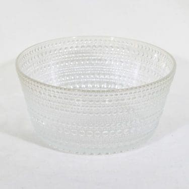 Nuutajärvi Kastehelmi kulho, 2 l, suunnittelija Oiva Toikka, 2 l