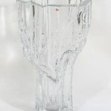 Iittala Marmora maljakko, signeerattu, suunnittelija Tapio Wirkkala, signeerattu, massiivinen