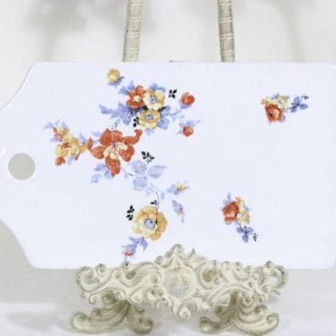 Arabia B talouslevy, kukkakuvio, suunnittelija , kukkakuvio, siirtokuva