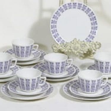 Arabia Veronica kahvikupit, 6 kpl, suunnittelija , serikuva