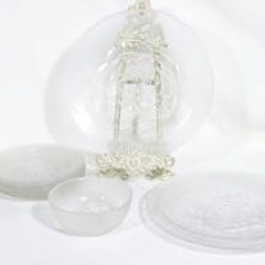 Iittala Villiruusu astiasto, kirkas, suunnittelija Alberto Churba,