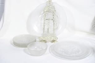 Iittala Villiruusu set, clear, diameter Alberto Churba