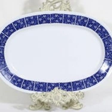 Arabia Pitsi vati, suunnittelija Raija Uosikkinen, soikea, kuparipainokoriste