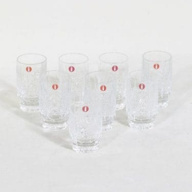Iittala Kuusi snapsilasit, 4 cl, 8 kpl, suunnittelija Jorma Vennola, 4 cl