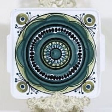 Arabia AJ61 tarjotin, käsinmaalattu, suunnittelija Svea Granlund, käsinmaalattu, signeerattu