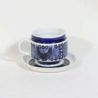 Arabia Sinilintu muki, 50 cl, suunnittelija Raija Uosikkinen, 50 cl, käsinmaalattu