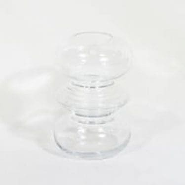 Riihimäen lasi Tiimalasi maljakko, kirkas, suunnittelija Nanny Still,