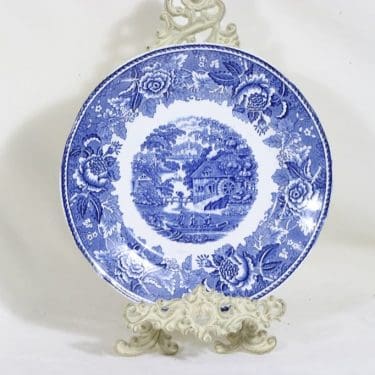 Arabia Maisema vati, sininen, suunnittelija , kuparipainokoriste