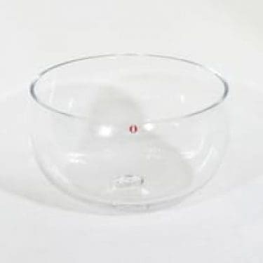 Iittala Kartano kulho, kirkas, suunnittelija Tapio Wirkkala,